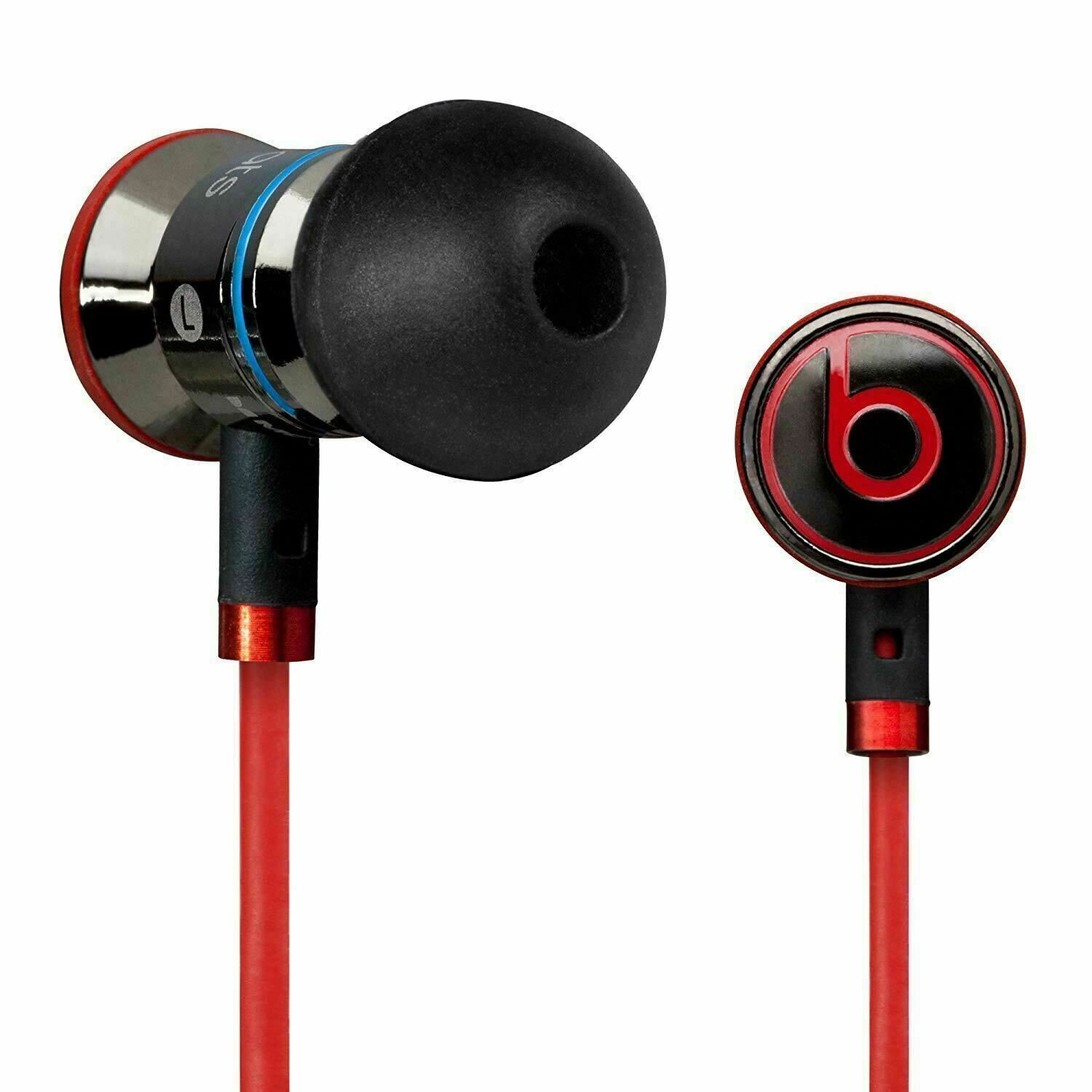 iBEATS BY DRE Chrome Monster In-Ear Headphone with Case - Black
