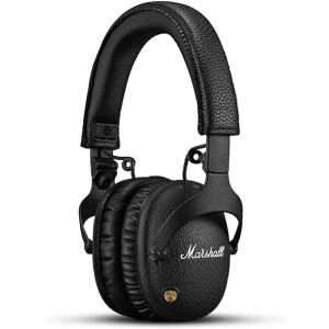 Marshall Monitor II Wireless Bluetooth Headset with Hybrid Active Noise Reduction, Over-Ear Headset, 30 Hours – Black
