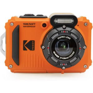 KODAK Pixpro WPZ2 Water Camera Pack  Orange + 2 Batteries + 1 MicroSD Card