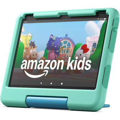 Amazon Fire HD 10 Kids tablet (newest gen) |10.1" brilliant screen, parental controls,32Gb Green Case